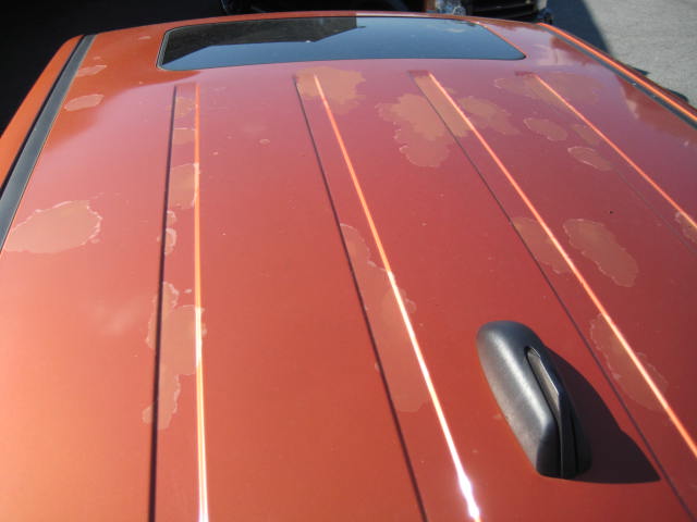 land rover paint damage