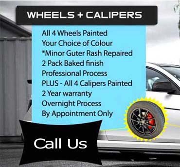 wheel and brake caliper painting packages